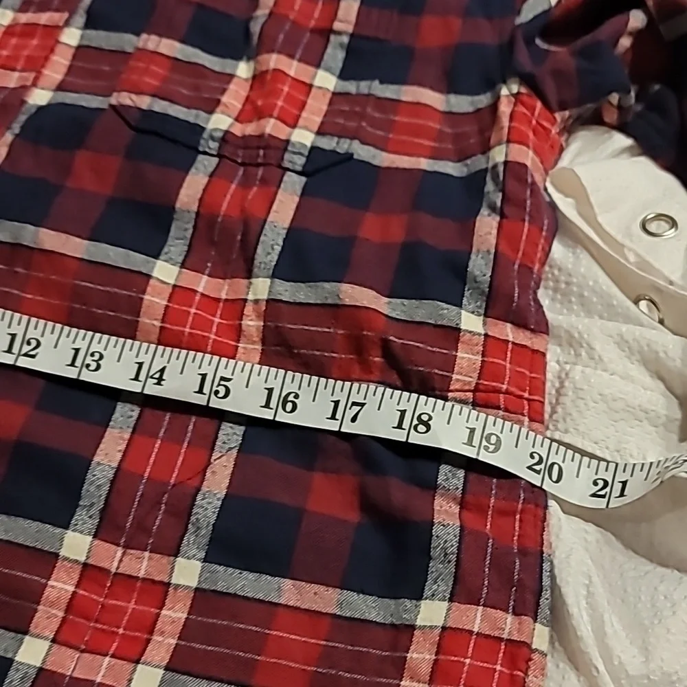 EDDIE BAUER 100% COTTON LINED BUTTON UP HOODIE JACKET SHIRT 3 POCKETS WOMENS SM - Picture 13 of 13